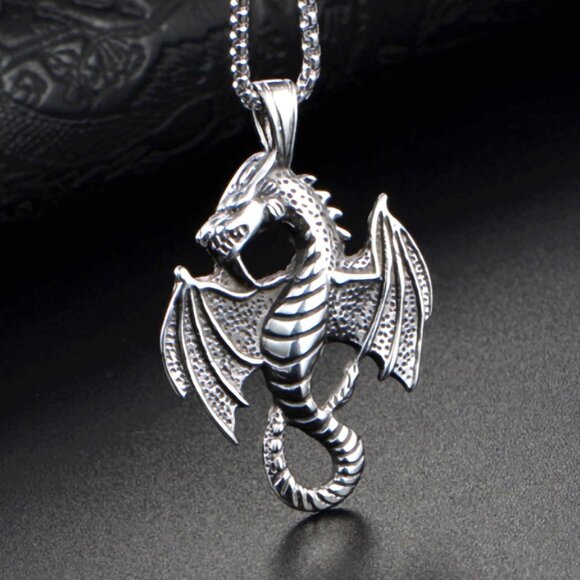 Other - Fashion Flying Dragon Necklace for Men, BL55590014